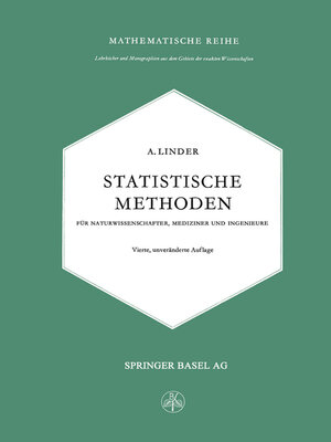 cover image of Statistische Methoden